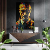 Heisenberg Brushed Aluminum Dibond Wall Art.